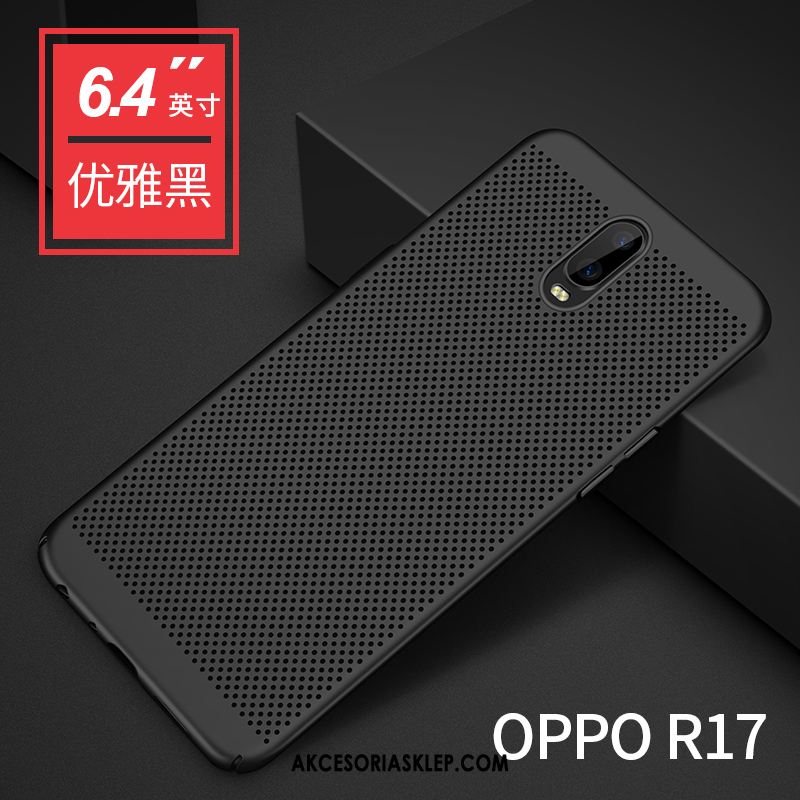 Futerał Oppo R17 Tendencja Czarny Modna Marka Chłodzenie Cienkie Obudowa Online