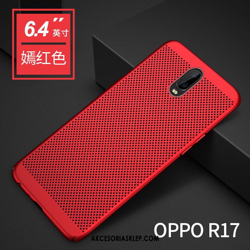 Futerał Oppo R17 Tendencja Czarny Modna Marka Chłodzenie Cienkie Obudowa Online