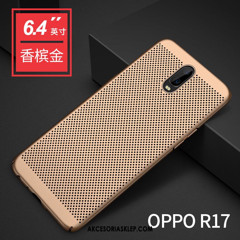 Futerał Oppo R17 Tendencja Czarny Modna Marka Chłodzenie Cienkie Obudowa Online