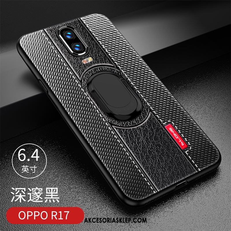 Futerał Oppo R17 Wspornik Silikonowe Anti-fall Niebieski Skóra Obudowa Online