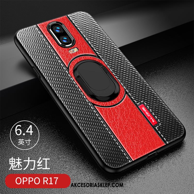 Futerał Oppo R17 Wspornik Silikonowe Anti-fall Niebieski Skóra Obudowa Online