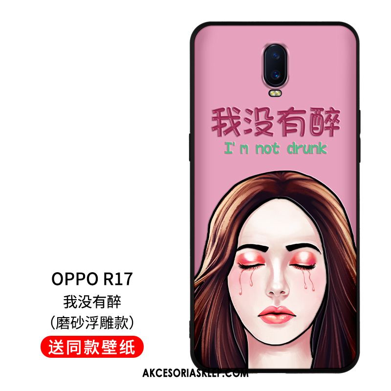 Futerał Oppo R17 Zabawne Nowy Różowe Silikonowe Anti-fall Pokrowce Oferta