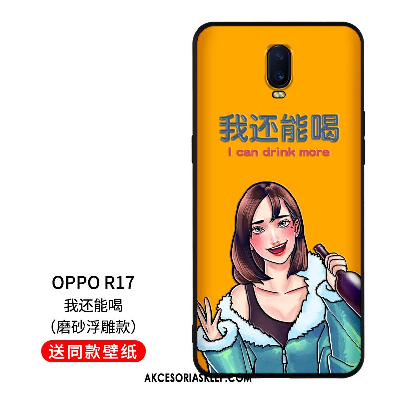 Futerał Oppo R17 Zabawne Nowy Różowe Silikonowe Anti-fall Pokrowce Oferta