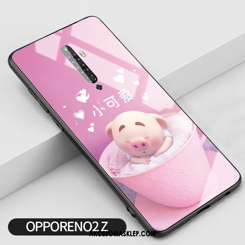 Futerał Oppo Reno 2 Z Zakochani Kreatywne Szkło All Inclusive Piękny Etui Tanie