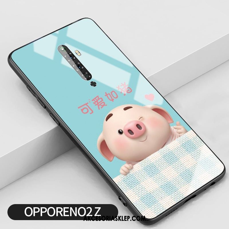 Futerał Oppo Reno 2 Z Zakochani Kreatywne Szkło All Inclusive Piękny Etui Tanie