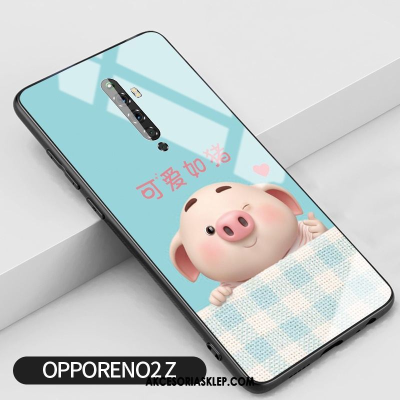 Futerał Oppo Reno 2 Z Zakochani Kreatywne Szkło All Inclusive Piękny Etui Tanie