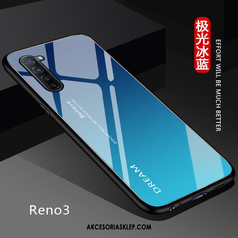 Futerał Oppo Reno 3 Czarny Cienkie Ochraniacz Modna Marka Miękki Obudowa Sklep