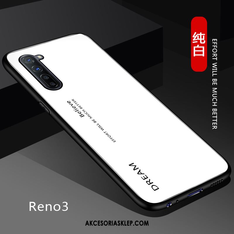 Futerał Oppo Reno 3 Czarny Cienkie Ochraniacz Modna Marka Miękki Obudowa Sklep