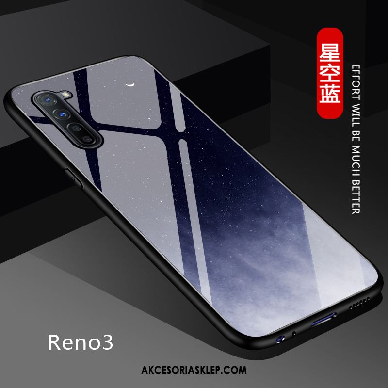 Futerał Oppo Reno 3 Czarny Cienkie Ochraniacz Modna Marka Miękki Obudowa Sklep