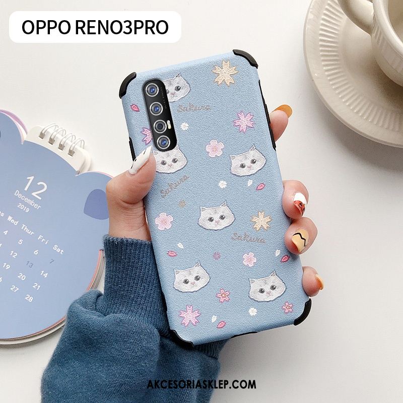 Futerał Oppo Reno 3 Pro Kreskówka All Inclusive Telefon Komórkowy Biały Anti-fall Obudowa Dyskont