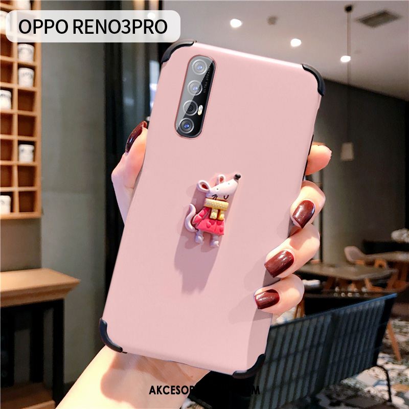 Futerał Oppo Reno 3 Pro Proste Silikonowe Kreskówka Kreatywne Zakochani Pokrowce Tanie