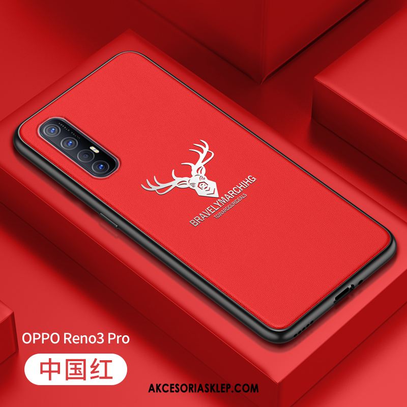 Futerał Oppo Reno 3 Pro Telefon Komórkowy Anti-fall Silikonowe Modna Marka Ochraniacz Obudowa Sklep