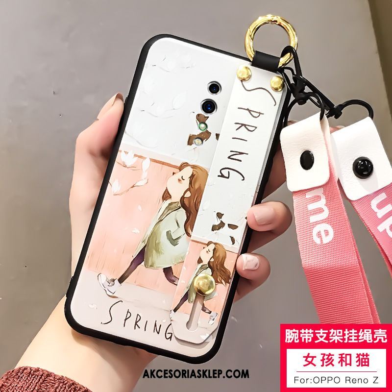 Futerał Oppo Reno Z Anti-fall Kotek Miękki Wiszące Ozdoby Telefon Komórkowy Etui Tanie