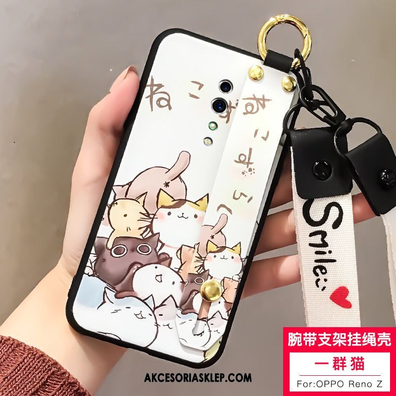 Futerał Oppo Reno Z Anti-fall Kotek Miękki Wiszące Ozdoby Telefon Komórkowy Etui Tanie