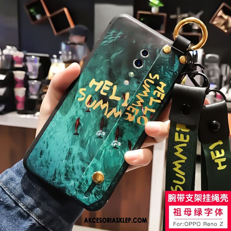Futerał Oppo Reno Z Anti-fall Kotek Miękki Wiszące Ozdoby Telefon Komórkowy Etui Tanie