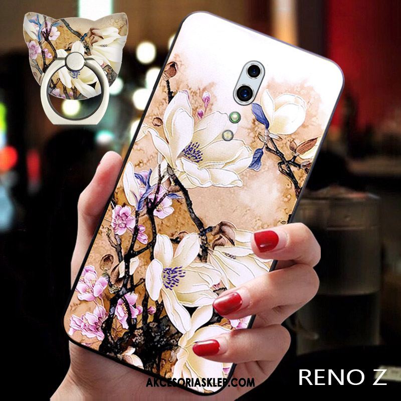 Futerał Oppo Reno Z Modna Marka Miękki Kwiaty Tendencja Ochraniacz Pokrowce Na Sprzedaż