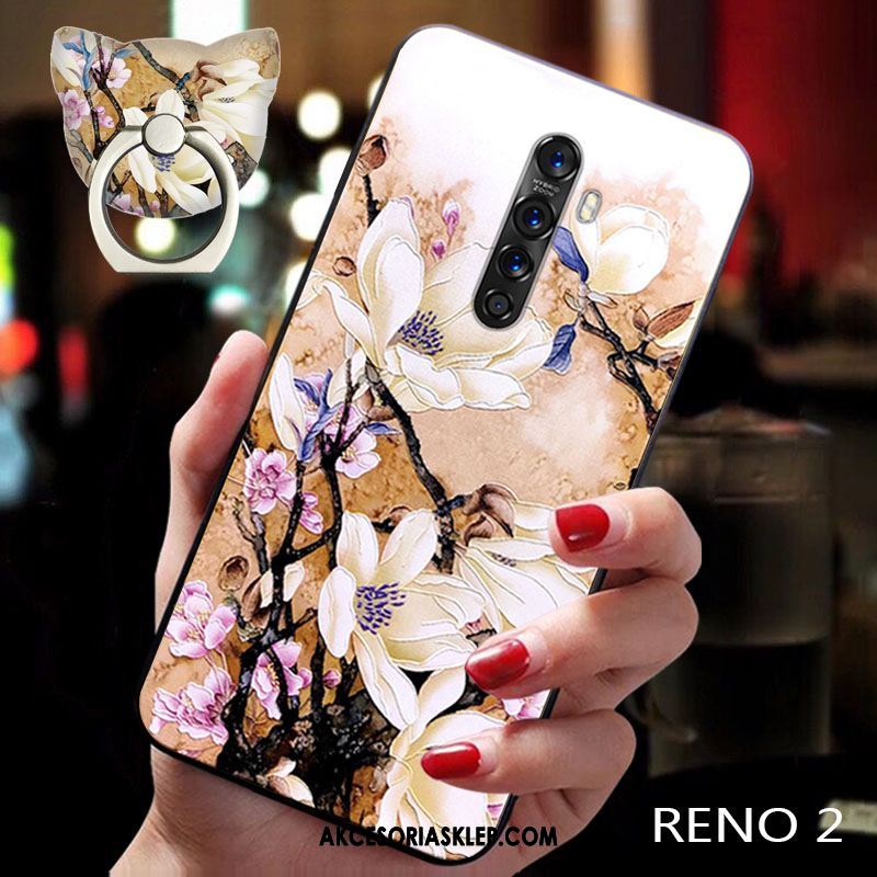 Futerał Oppo Reno Z Modna Marka Miękki Kwiaty Tendencja Ochraniacz Pokrowce Na Sprzedaż