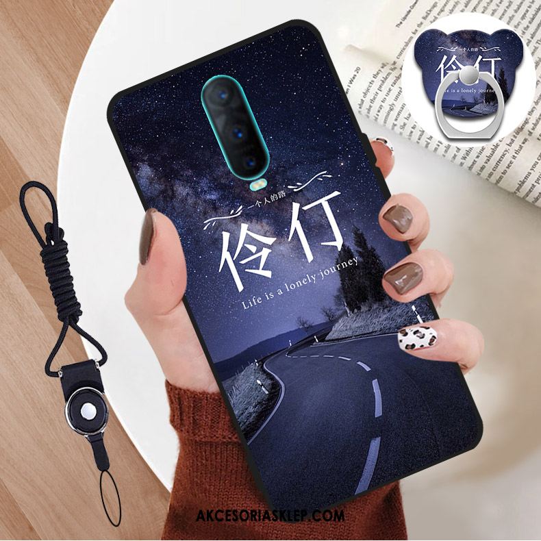 Futerał Oppo Rx17 Pro Anti-fall Czarny Miękki Szkło Hartowane Telefon Komórkowy Etui Kup