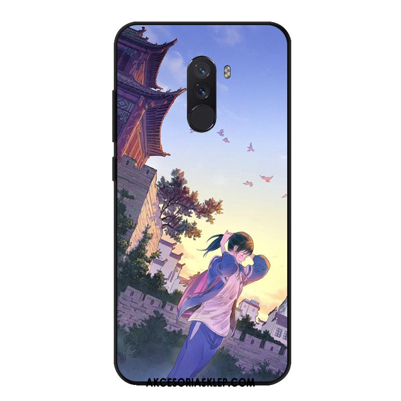 Futerał Pocophone F1 Młodzież Wiatr Anti-fall Nubuku Zielony Obudowa Tanie