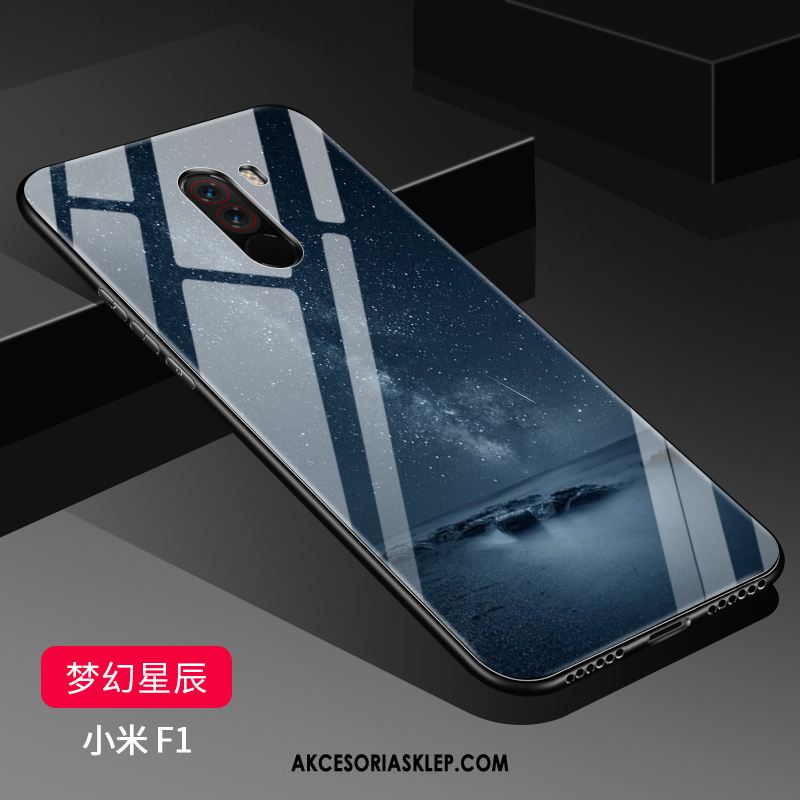 Futerał Pocophone F1 Niebieski All Inclusive Szkło Anti-fall Modna Marka Pokrowce Sprzedam