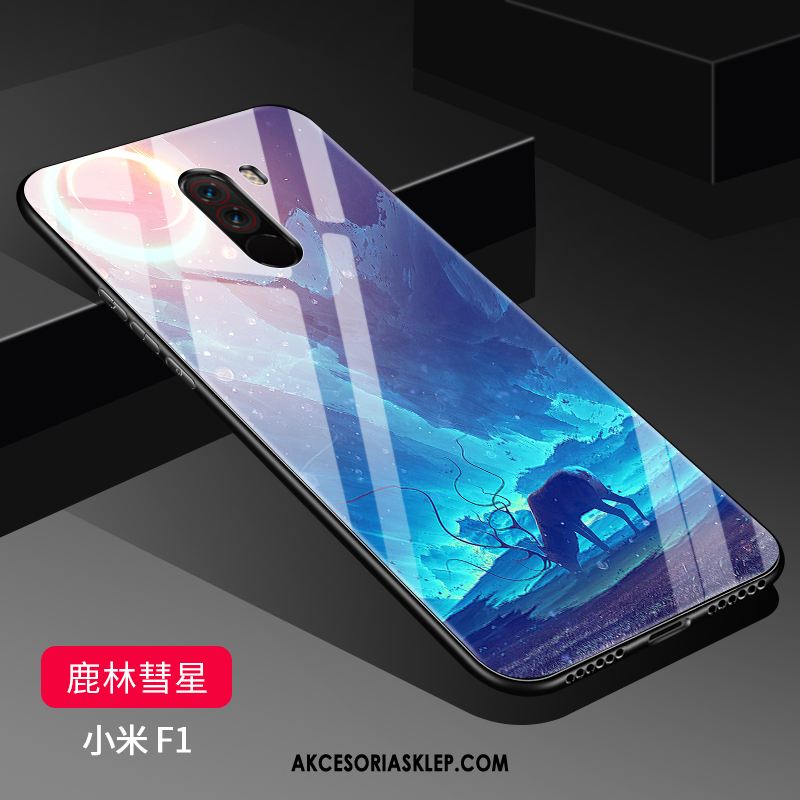 Futerał Pocophone F1 Niebieski All Inclusive Szkło Anti-fall Modna Marka Pokrowce Sprzedam