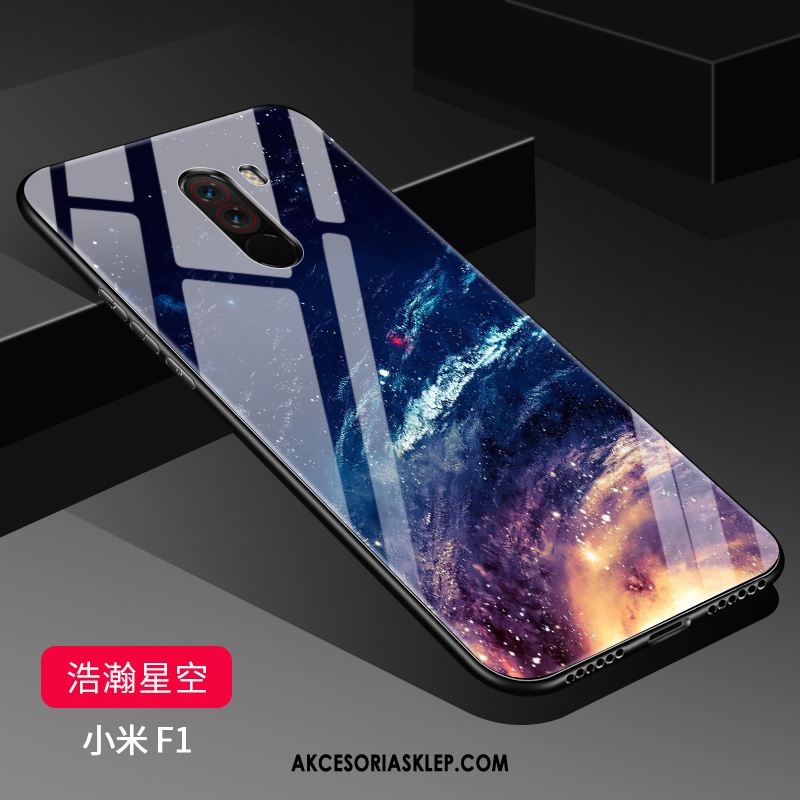 Futerał Pocophone F1 Niebieski All Inclusive Szkło Anti-fall Modna Marka Pokrowce Sprzedam