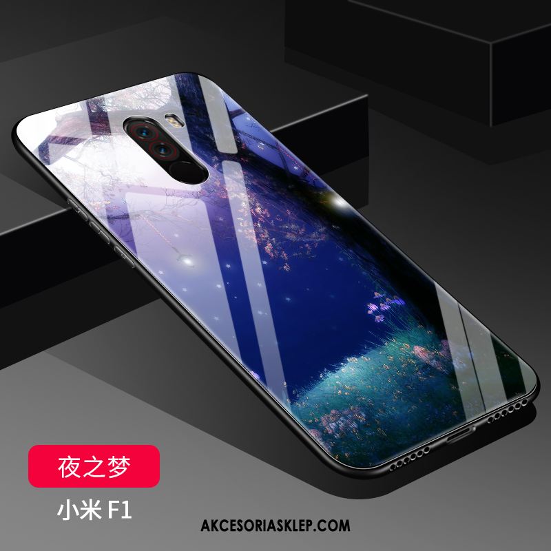 Futerał Pocophone F1 Niebieski All Inclusive Szkło Anti-fall Modna Marka Pokrowce Sprzedam