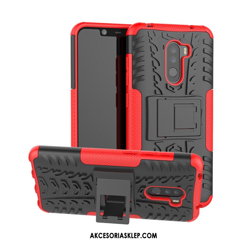 Futerał Pocophone F1 Wspornik Trzy Mechanizmy Obronne Antypoślizgowe Telefon Komórkowy Tendencja Pokrowce Oferta