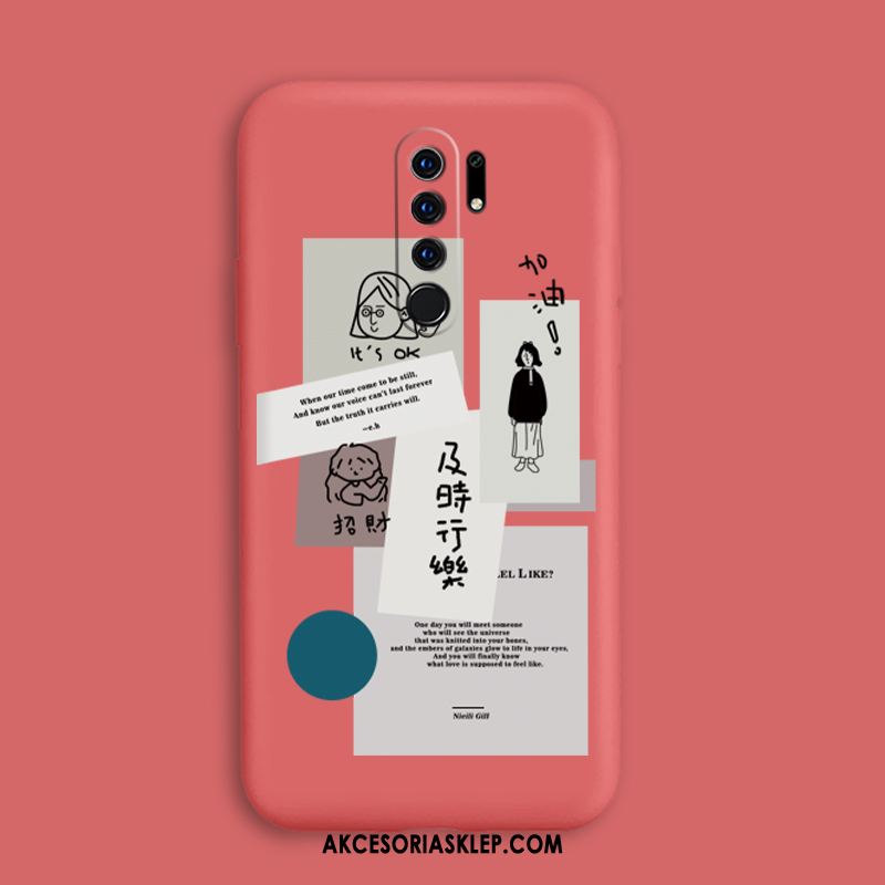 Futerał Redmi 9 Cienkie Miękki Silikonowe Mały Czerwony Pokrowce Sprzedam