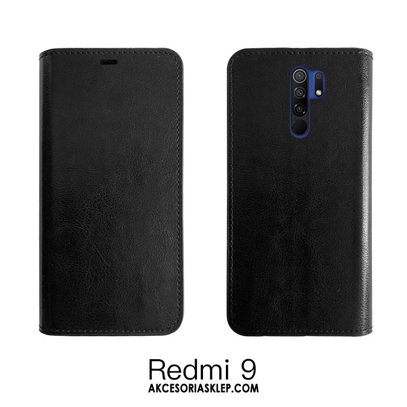 Futerał Redmi 9 Ochraniacz Anti-fall Wino Czerwone Czerwony Biznes Obudowa Online