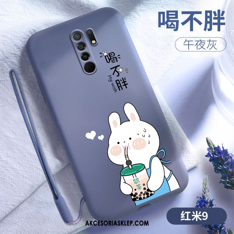 Futerał Redmi 9 Piękny Osobowość Telefon Komórkowy Anti-fall Czerwony Obudowa Dyskont