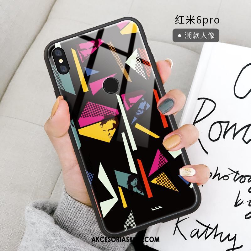 Futerał Redmi Note 6 Pro Miękki Piękny Czerwony Netto Lustro Telefon Komórkowy Pokrowce Kupię