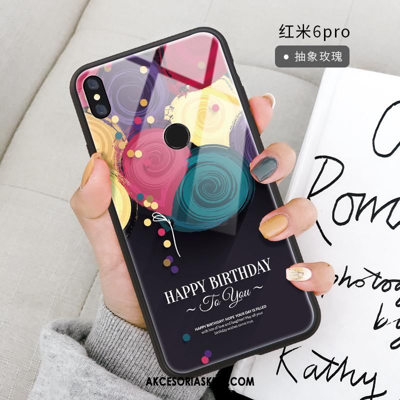 Futerał Redmi Note 6 Pro Miękki Piękny Czerwony Netto Lustro Telefon Komórkowy Pokrowce Kupię