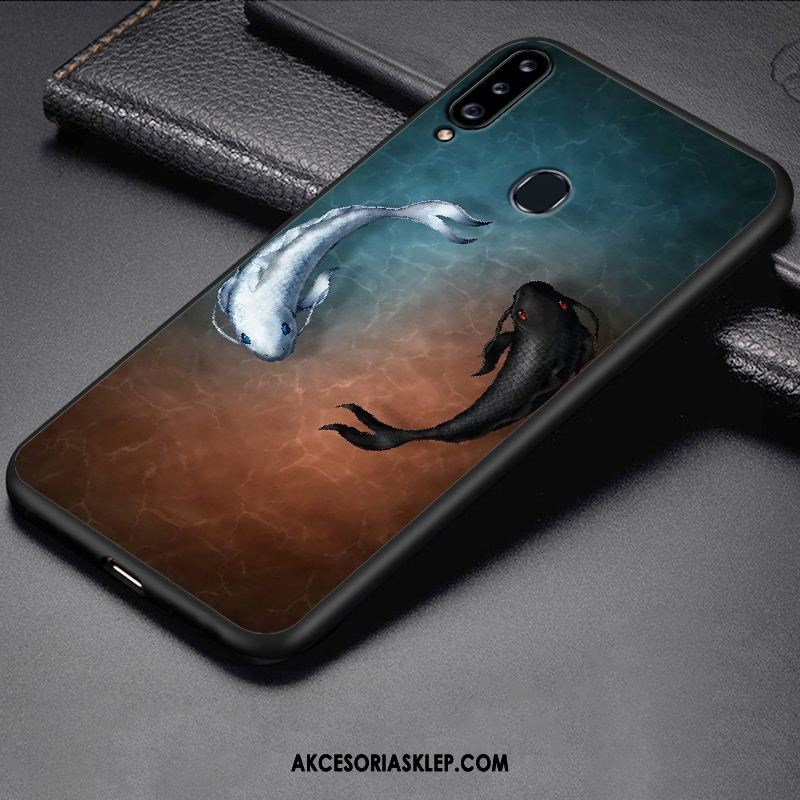 Futerał Samsung Galaxy A20s Telefon Komórkowy Czarny Kreskówka Gwiazda All Inclusive Etui Tanie