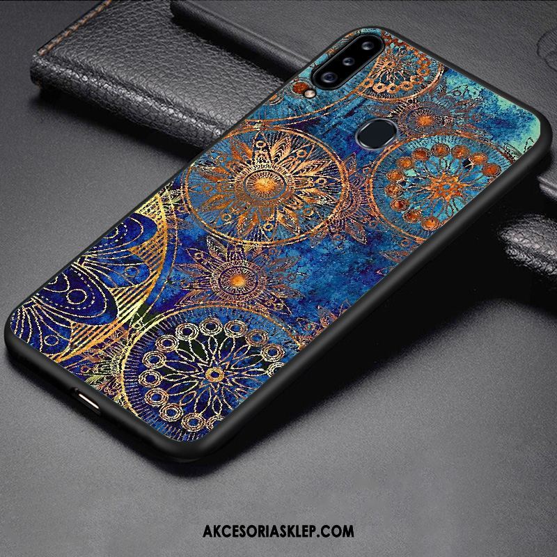 Futerał Samsung Galaxy A20s Telefon Komórkowy Czarny Kreskówka Gwiazda All Inclusive Etui Tanie
