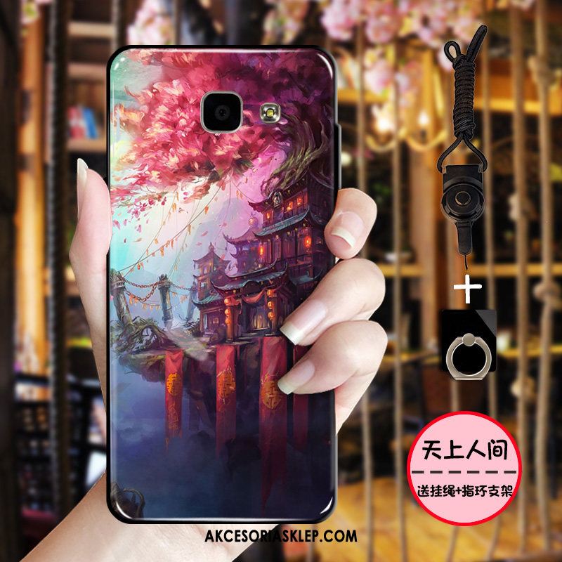 Futerał Samsung Galaxy A3 2016 Atrament Różowe Chiński Styl Telefon Komórkowy Nubuku Obudowa Sklep