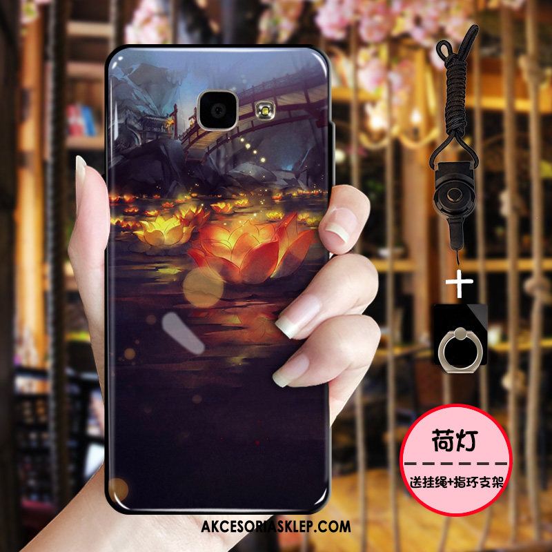 Futerał Samsung Galaxy A3 2016 Atrament Różowe Chiński Styl Telefon Komórkowy Nubuku Obudowa Sklep