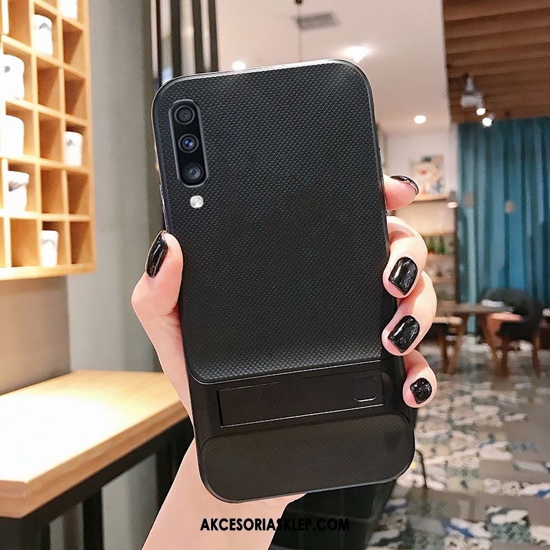 Futerał Samsung Galaxy A30s Lekki I Cienki W Kratę Anti-fall Moda Czerwony Obudowa Kup