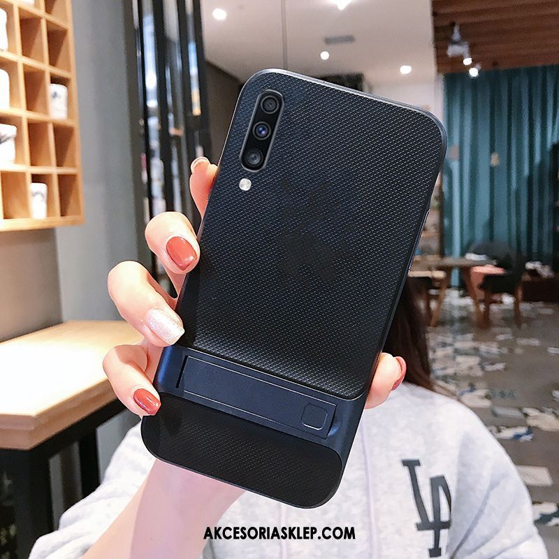 Futerał Samsung Galaxy A30s Lekki I Cienki W Kratę Anti-fall Moda Czerwony Obudowa Kup