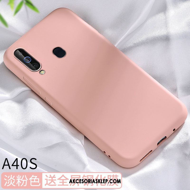 Futerał Samsung Galaxy A40s Nubuku Proste All Inclusive Telefon Komórkowy Silikonowe Pokrowce Tanie