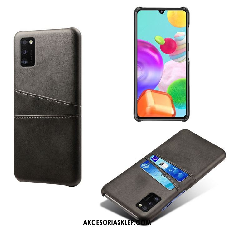 Futerał Samsung Galaxy A41 Ochraniacz Karta Gwiazda Skóra Zielony Pokrowce Tanie