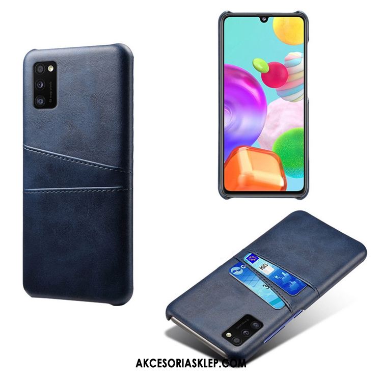 Futerał Samsung Galaxy A41 Ochraniacz Karta Gwiazda Skóra Zielony Pokrowce Tanie