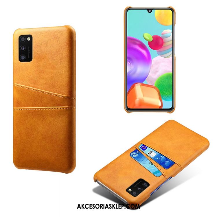 Futerał Samsung Galaxy A41 Ochraniacz Karta Gwiazda Skóra Zielony Pokrowce Tanie