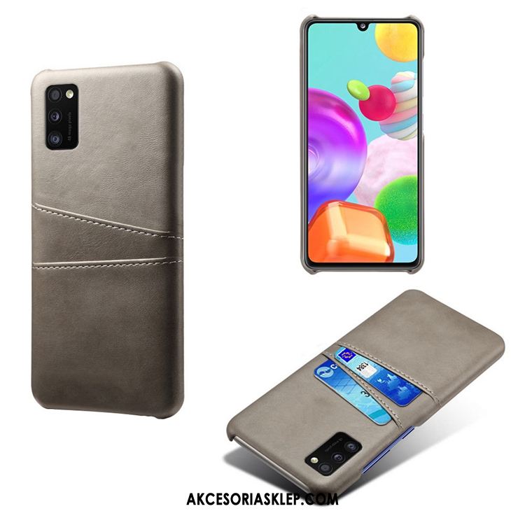 Futerał Samsung Galaxy A41 Ochraniacz Karta Gwiazda Skóra Zielony Pokrowce Tanie