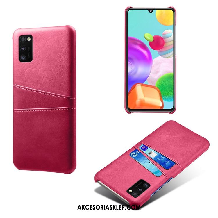 Futerał Samsung Galaxy A41 Ochraniacz Karta Gwiazda Skóra Zielony Pokrowce Tanie