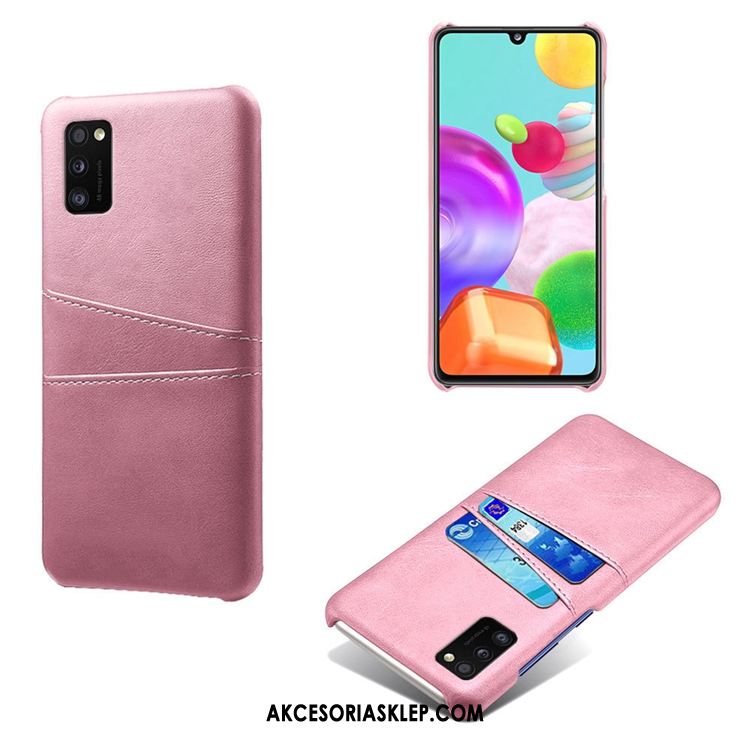 Futerał Samsung Galaxy A41 Ochraniacz Karta Gwiazda Skóra Zielony Pokrowce Tanie