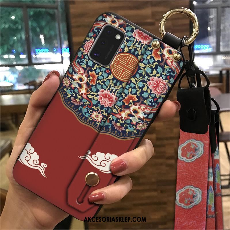 Futerał Samsung Galaxy A41 Ochraniacz Różowe Kreatywne Wspornik Wiszące Ozdoby Etui Tanie