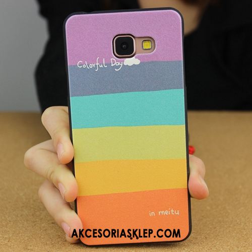 Futerał Samsung Galaxy A5 2016 Granica Żółty Silikonowe Ochraniacz Anti-fall Pokrowce Sklep