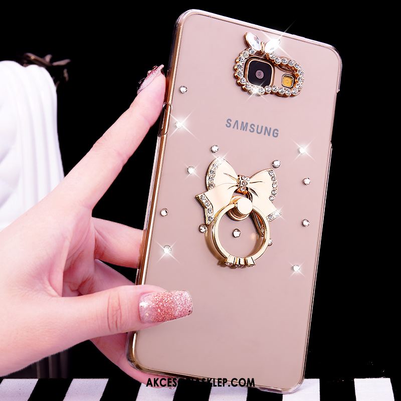 Futerał Samsung Galaxy A5 2016 Rhinestone Różowe Przezroczysty Ring Gwiazda Obudowa Kupię