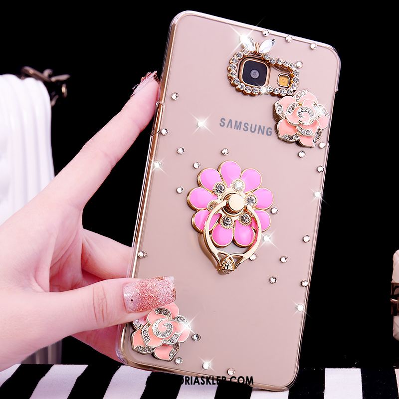 Futerał Samsung Galaxy A5 2016 Rhinestone Różowe Przezroczysty Ring Gwiazda Obudowa Kupię